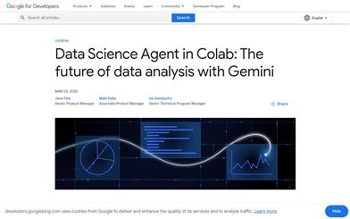 Data Science Agent in Colab