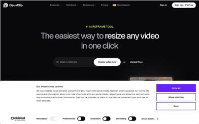 OpusClip AI Reframe