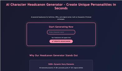 Ultimate Character Headcanon Generator