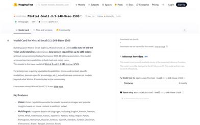 Mistral Small 3.1
