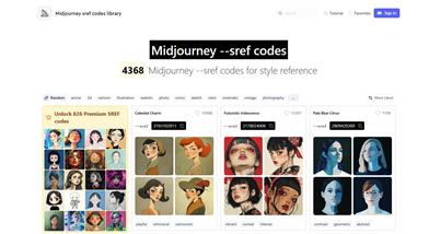 Midjourney --sref コード