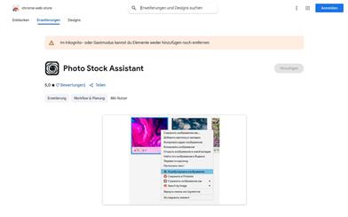 Photo Stock Assistant