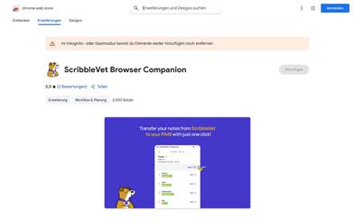 ScribbleVet Browser Companion
