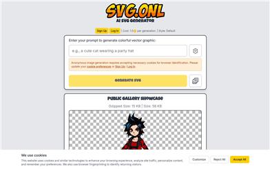 AI SVG Generator | text to SVG | svg.onl