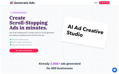 Generate Ads AI