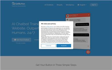 GetButton AI Chatbots for Websites