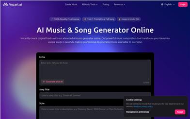 Vozart AI Music