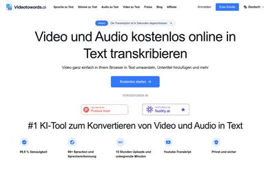 Transcribe Video & Audio to Text Free Online