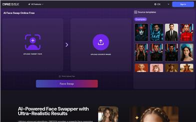 AI Face Swap by DRESSXME.com