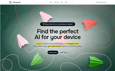 Find local AI in 10 secs with Suverenum